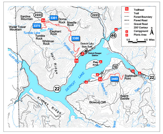 lake map